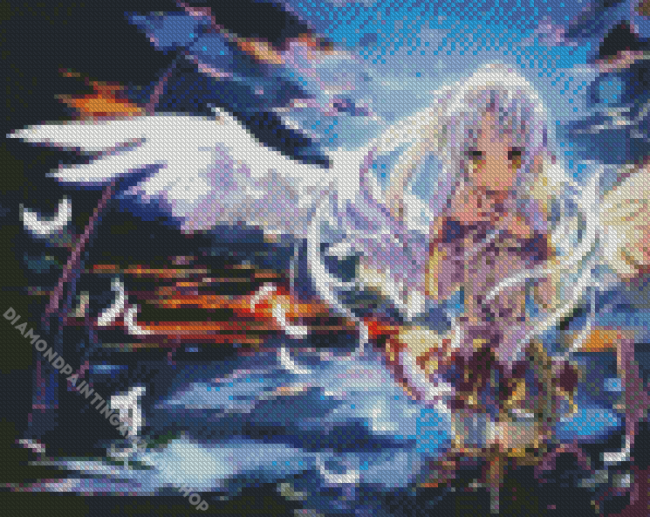 Angel Beats Anime Diamond Painting