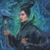 Angelina Jolie Maleficent Diamond Painting