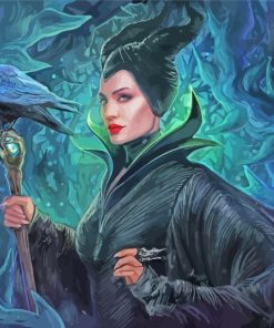 Angelina Jolie Maleficent Diamond Painting