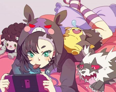 Anime Girl Marnie Diamond Painting