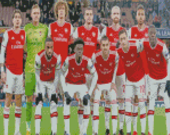 Arsenal Players Diamond Painting