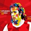 Arsenal Pop Art Liam Brady Diamond Painting