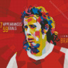 Arsenal Pop Art Liam Brady Diamond Painting