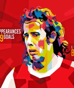 Arsenal Pop Art Liam Brady Diamond Painting