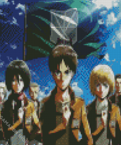 Attack On Titan Diamond Painting