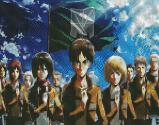 Attack On Titan Diamond Painting