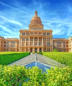 Austin Texas Capitol Building Diamond Painting