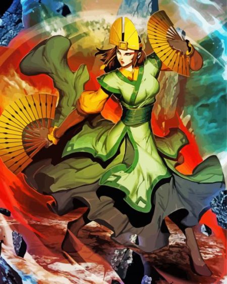 Avatar Kyoshi Art Diamond Painting