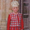 Barbara Windsor In Red Diamond Painting