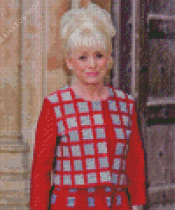 Barbara Windsor In Red Diamond Painting