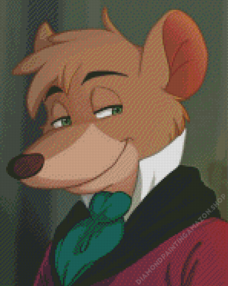 Basil Great Mouse Detective Diamond Painting