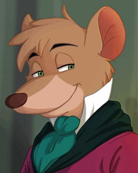 Basil Great Mouse Detective Diamond Painting