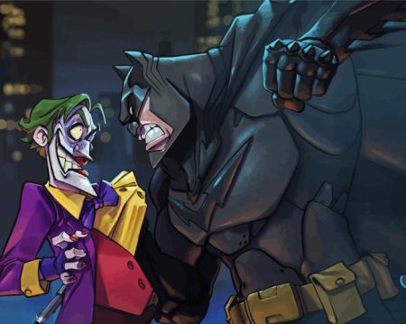 Batman And Joker Art Diamond Painting