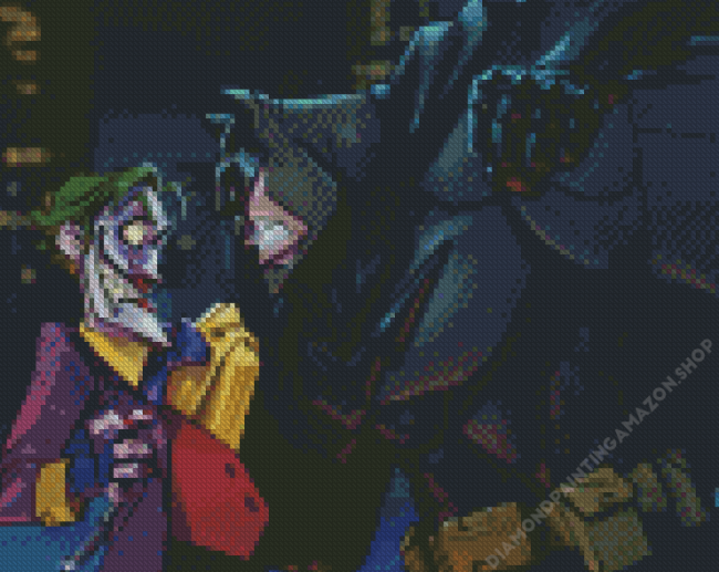 Batman And Joker Art Diamond Painting