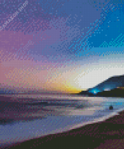 Night Stars Beach Diamond Painting