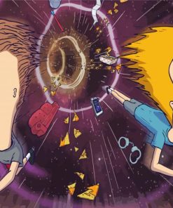 Beavis And Butt Head Do The Universe Diamond Painting