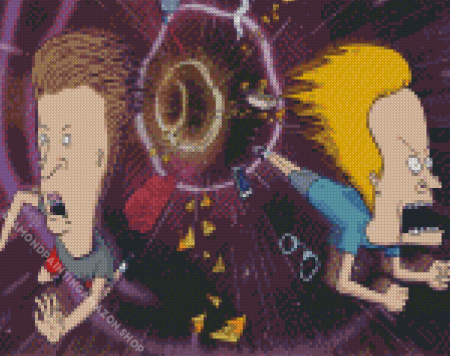 Beavis And Butt Head Do The Universe Diamond Painting