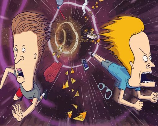 Beavis And Butt Head Do The Universe Diamond Painting