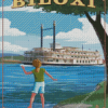 Biloxi Mississippi Poster Diamond Painting