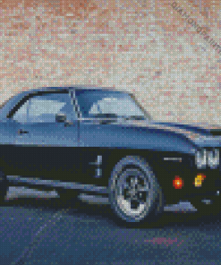 Black 1969 Pontiac Car Diamond Painting