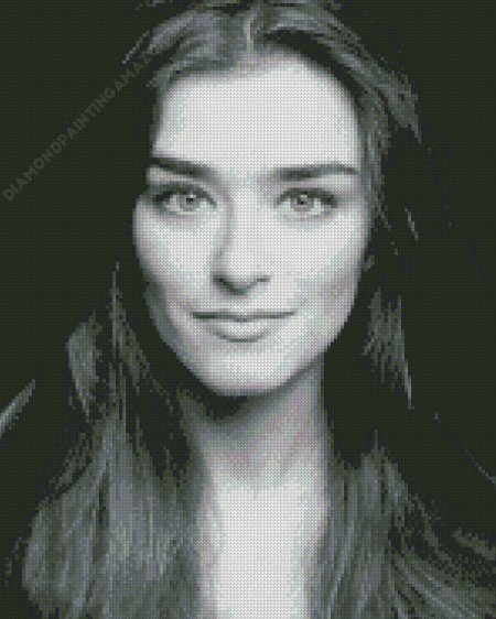 Black And White Lucille Sharp Diamond Painting