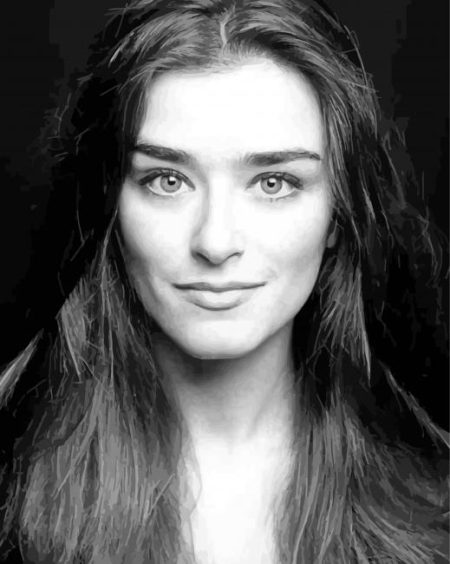 Black And White Lucille Sharp Diamond Painting