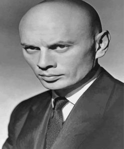 Black And White Yul Brynner Diamond Painting