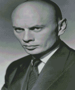 Black And White Yul Brynner Diamond Painting