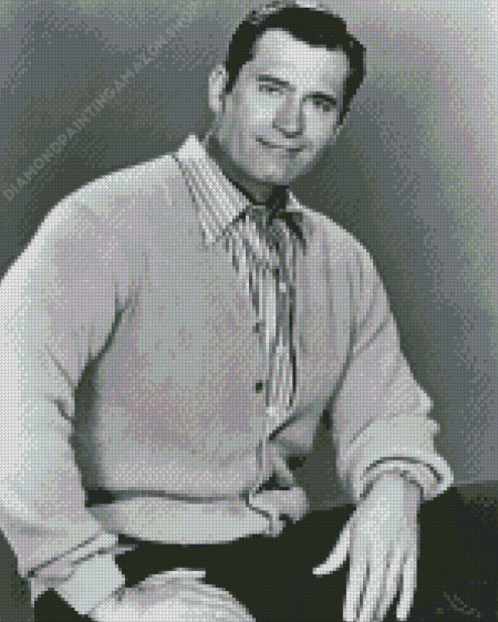 Black And White Clint Walker Diamond Painting