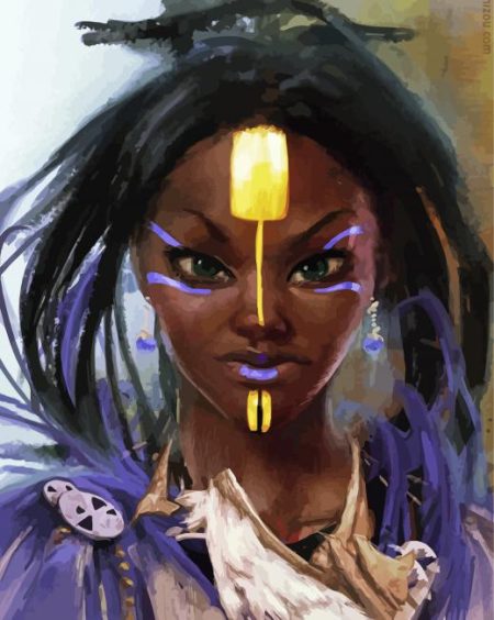 Black Princess Art Diamond Painting