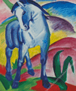 Blue Horse Franz Marc Diamond Painting