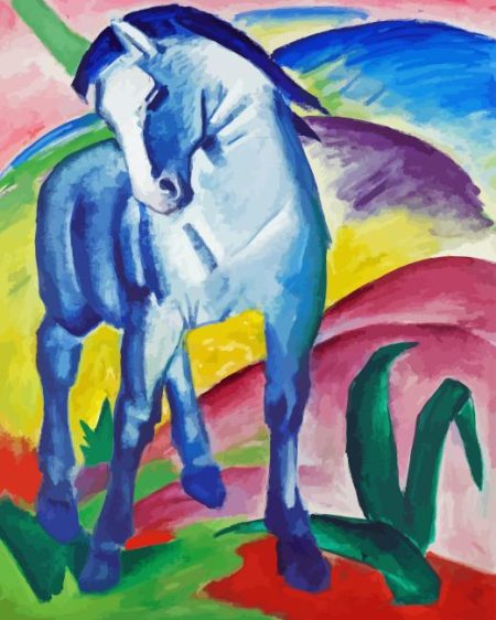 Blue Horse Franz Marc Diamond Painting