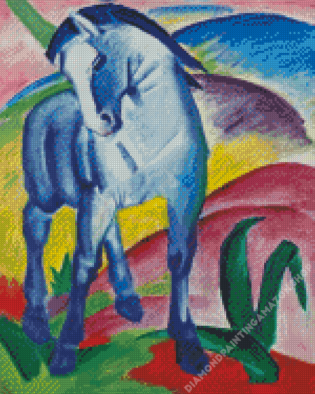 Blue Horse Franz Marc Diamond Painting