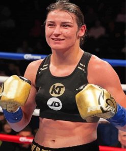 Boxer Katie Taylor Diamond Painting