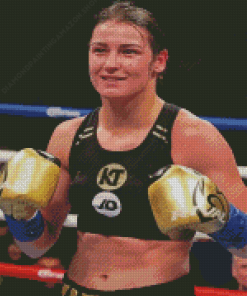 Boxer Katie Taylor Diamond Painting