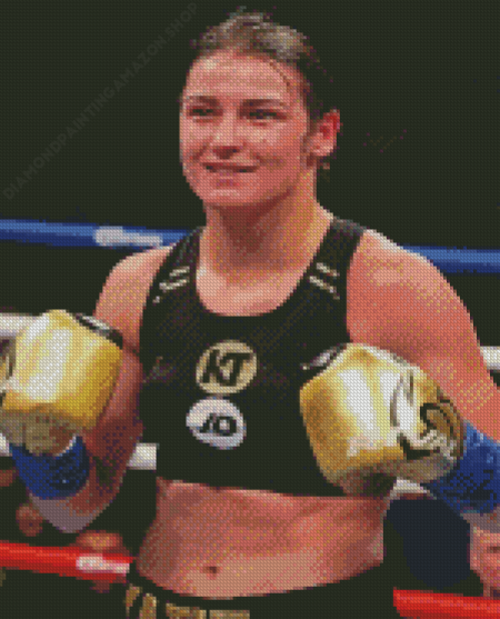 Boxer Katie Taylor Diamond Painting