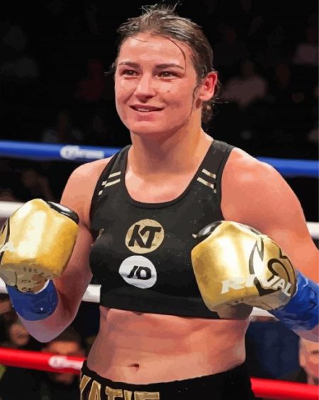 Boxer Katie Taylor Diamond Painting