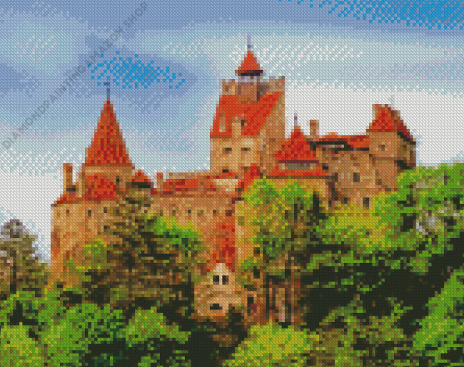 Bran Castle Brasov Diamond Painting