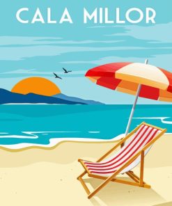 Cala Millor Mallorca Poster Diamond Painting