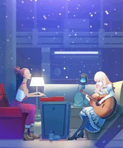 Carole And Tuesday Anime Diamond Painting