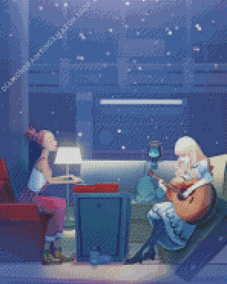 Carole And Tuesday Anime Diamond Painting