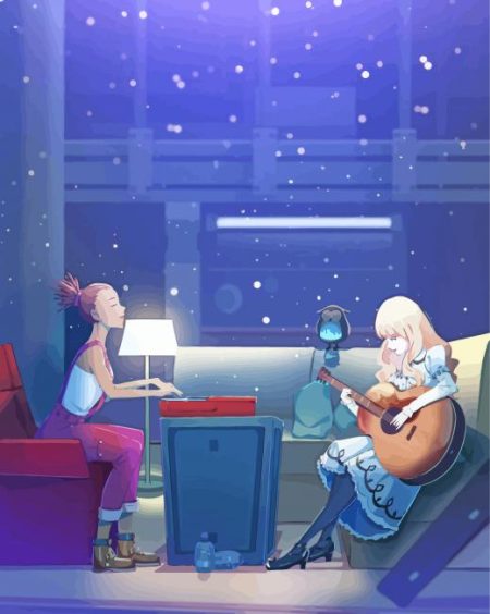 Carole And Tuesday Anime Diamond Painting