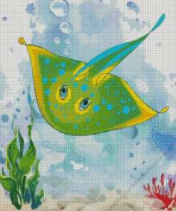 Cartoon Stingray Diamond Painting