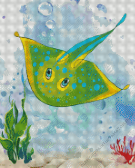 Cartoon Stingray Diamond Painting