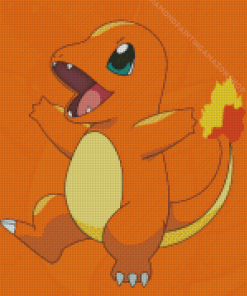 Charmander Poster Diamond Painting