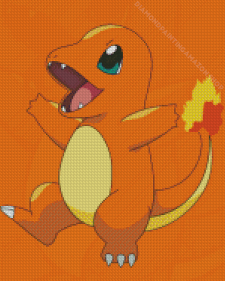 Charmander Poster Diamond Painting