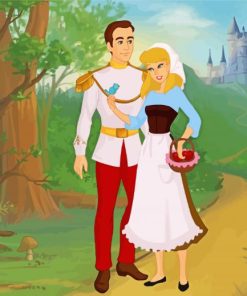 Cinderella And Prince Charming Diamond Painting