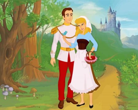 Cinderella And Prince Charming Diamond Painting