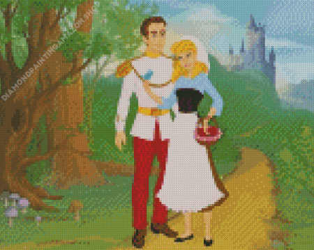 Cinderella And Prince Charming Diamond Painting
