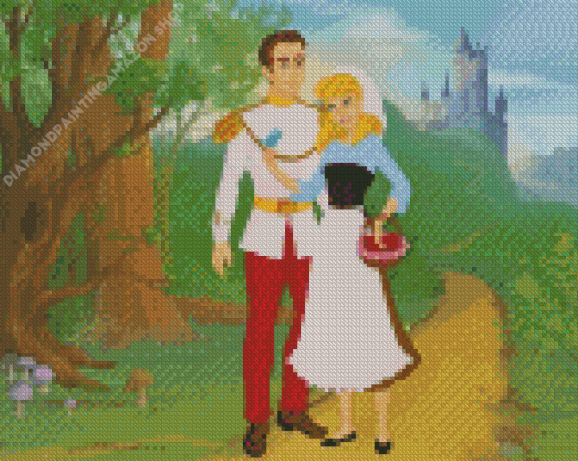 Cinderella And Prince Charming Diamond Painting